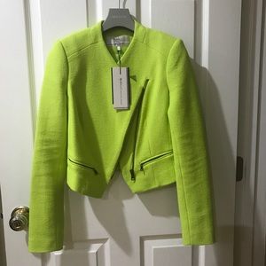 New Zara lime green chartreuse jacket blazer